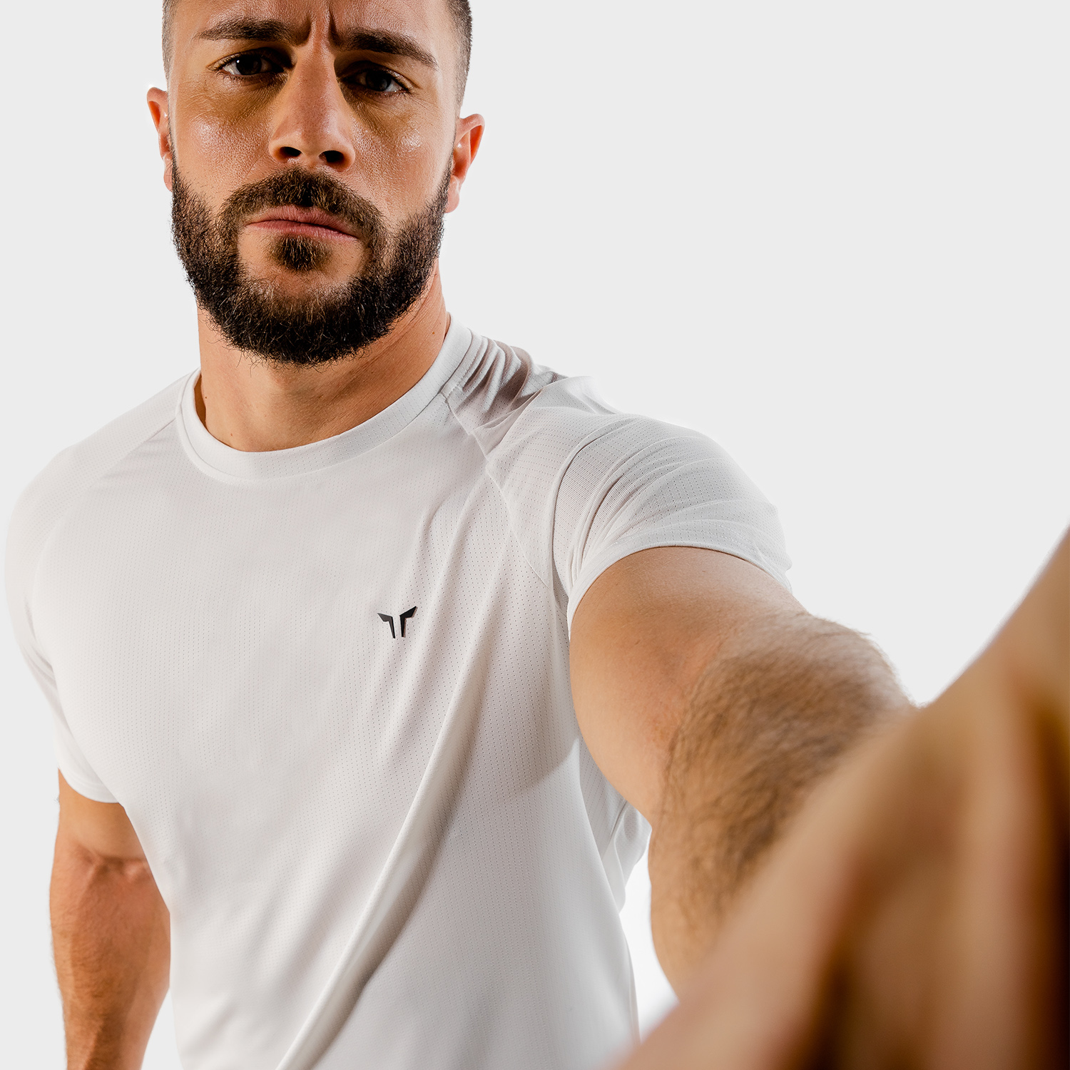CORE MESH TEE - WHITE